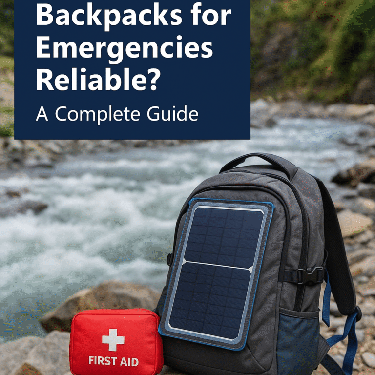 Are Solar-Powered Backpacks for Emergencies Reliable? A Complete Guide
