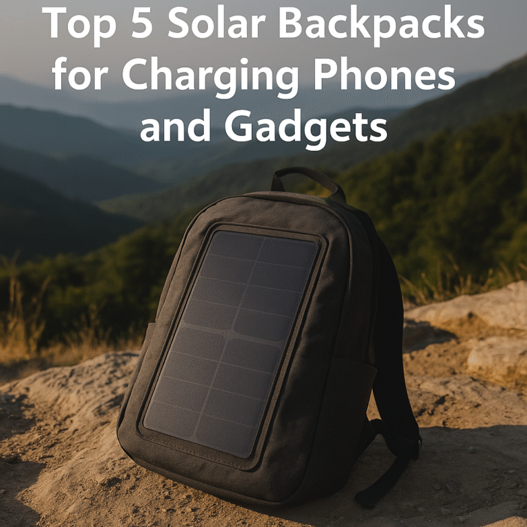 Top 5 Solar Backpacks for Charging Phones and Gadgets