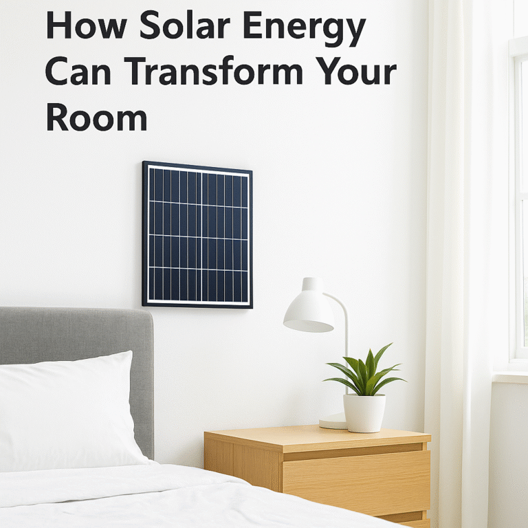 How Solar Energy Can Transform Your Room