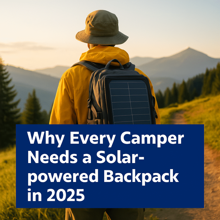 Why Every Camper Needs a Solar-powered Backpack in 2025