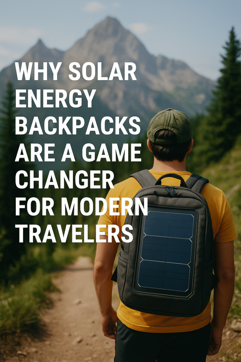Harnessing the Sun: How Solar Energy Backpacks Work