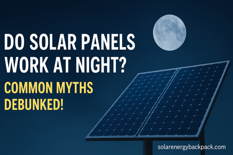 Do Solar Panels Work at Night?